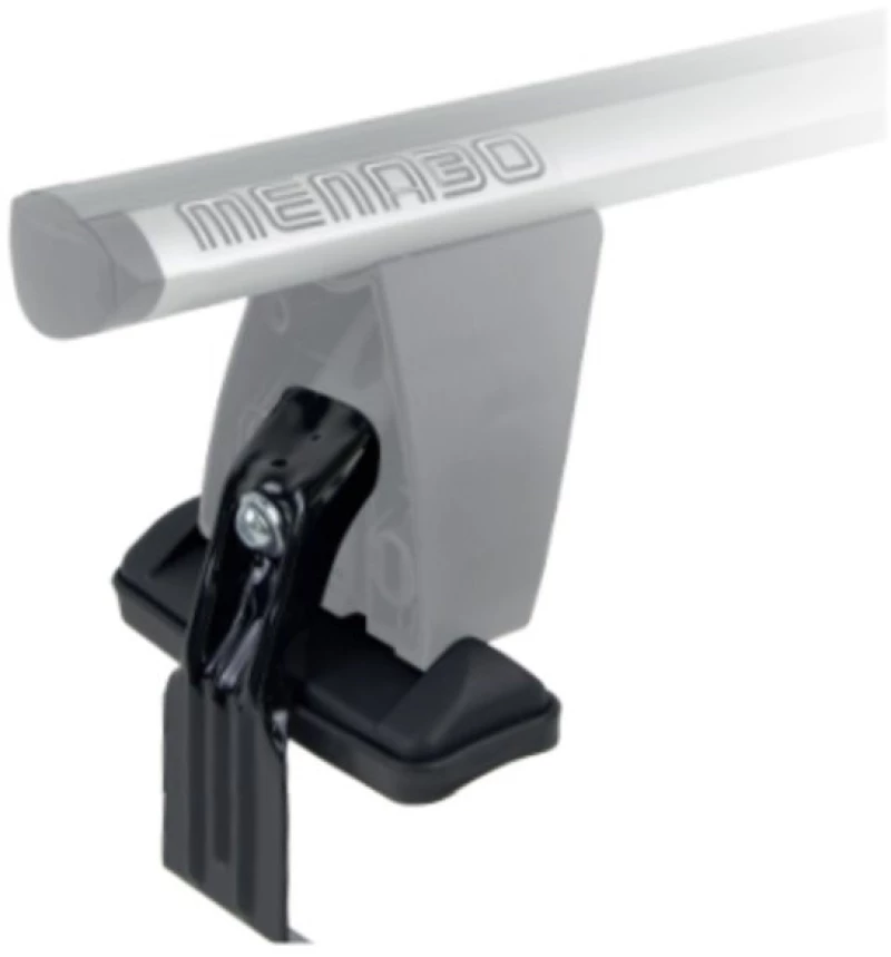 Dlkit21g Kit Type G Ακρα (ποδια) Για Μπαρεσ Οροφησ Delta Black/silver Menabo - 1 Σετ