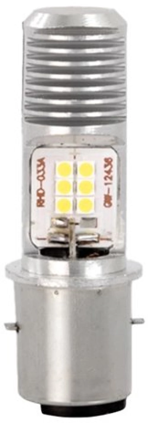 S2 Ba20d 12v 12w 12x3030smd Led 1.200lm 6.000k M-tech - 1 Τεμ.