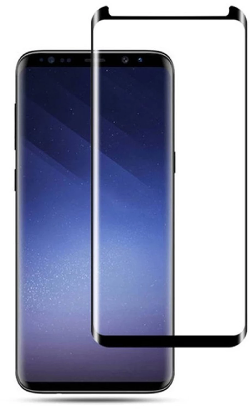 Powertech Tempered Glass 3d Tgc-0076 Samsung S8 Plus, Full Glue, Μαύρο