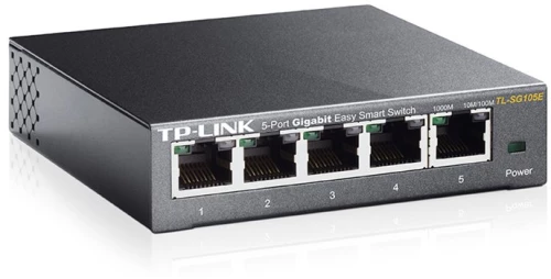 Tp-link Easy Smart Switch Tl-sg105e, 5-port Gigabit, Ver. 5.0