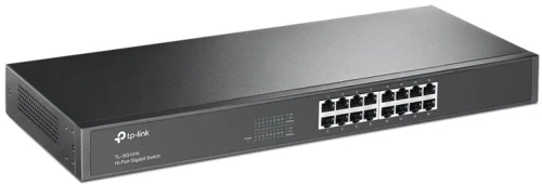 Tp-link Rackmount Switch Tl-sg1016, 16-port 10/100/1000mbps, Ver. 13.0