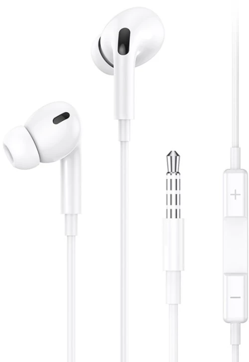 Usams Earphones Με Μικρόφωνο Ep-41, 3.5mm, 10mm, 1.2m, Λευκά