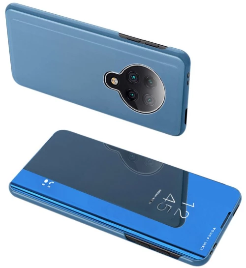 Powertech Θήκη Clear View Mob-1533 Για Xiaomi Poco F2 Pro, Μπλε