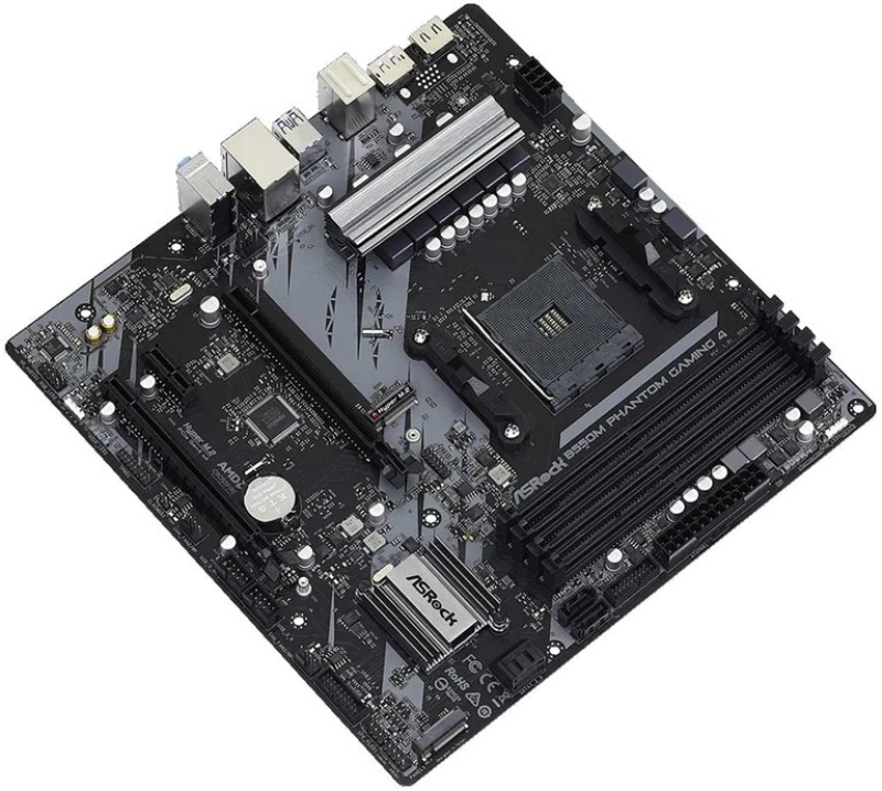 Asrock Μητρική B550m Phantom Gaming 4, 4x Ddr4, Am4, Usb 3.2, Matx