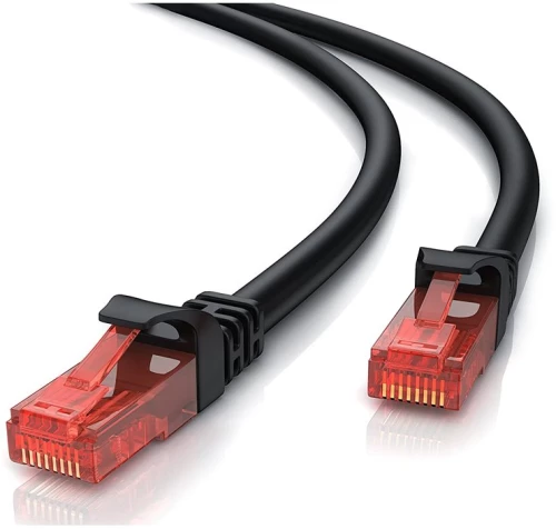 Powertech Καλώδιο U/utp Cat 6 Cab-n237, Cca 24awg 0.5mm, 30m, Μαύρο