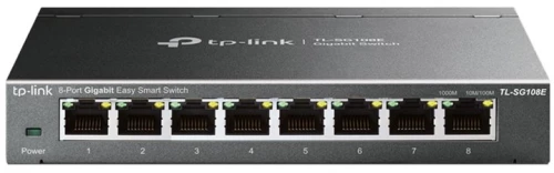 Tp-link Easy Smart Switch Tl-sg108e, 8-port 10/100/1000mbps, Ver 6.0