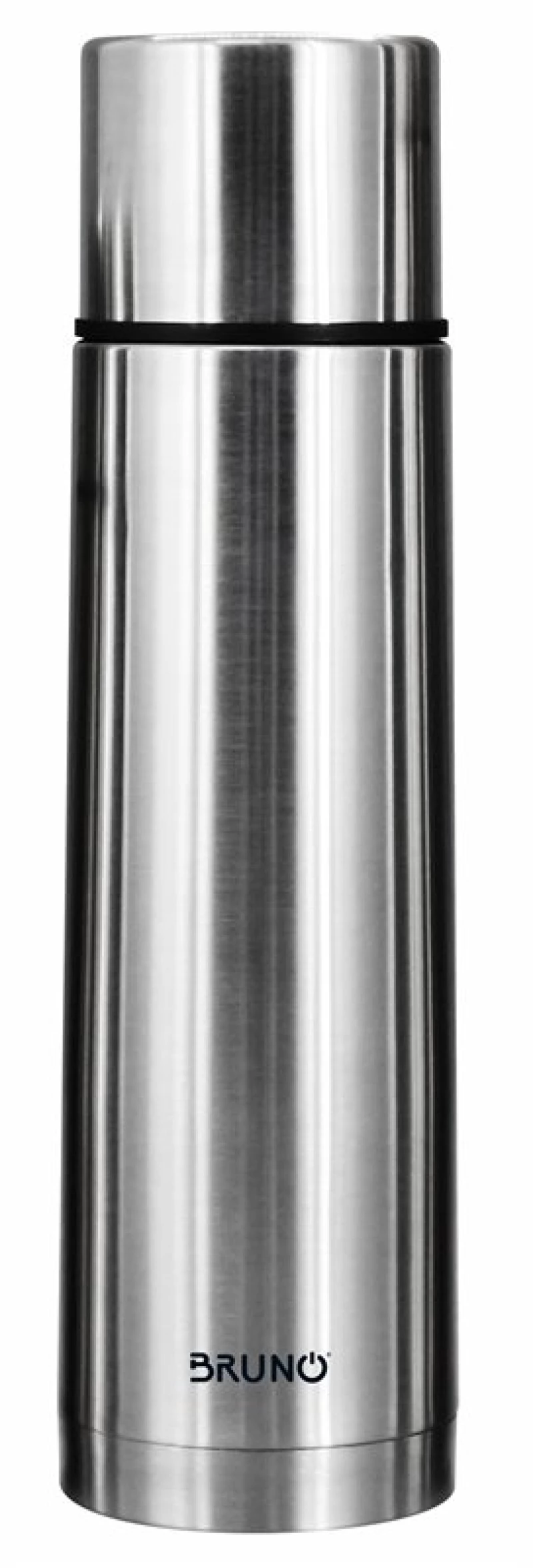 Bruno Θερμός Brn-0069, Με Καπάκι-κύπελλο, Anti-slip, 1000ml, Ασημί