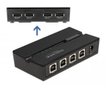 Delock Usb 2.0 Switch 11494, 4x Usb Type B Σε 4x Usb, Με Μαγνήτη, Μαύρο