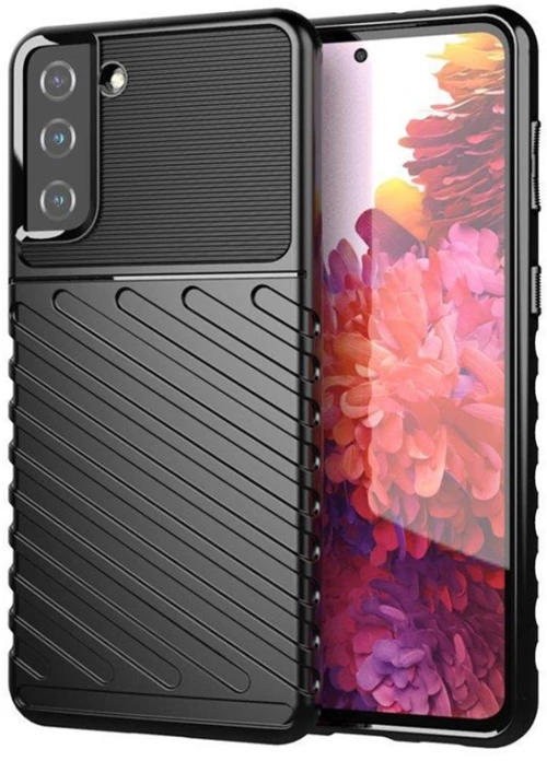 Powertech Θήκη Thunder Mob-1735 Για Samsung S22 Plus, Μαύρη