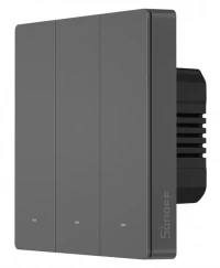 Sonoff Smart Διακόπτης M5-3c-86, Τριπλός, Wifi, Γκρι
