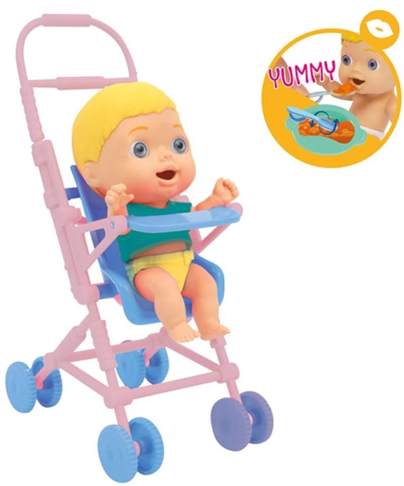 Cicciobello Amicicci Φιλαράκι Με Καροτσάκι - Giochi Preziosi