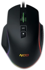 Nod Run Amok Wired 7d Gaming Mouse With Rgb Running Led Light