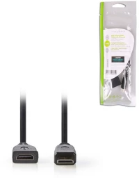 Nedis Cvgp34590bk02 High Speed Hdmi Cable With Ethernet Hdmi Mini Connector-hdmi