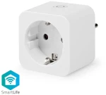Nedis Wifip121fwt Smartlife Smart Plug Wi-fi Power Meter 3680w White