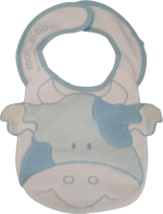 Σαλιάρα Υφασμάτινη Cow (mπλε)