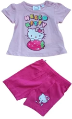 Πιτζάμα Καλοκαιρινή Hello Kitty (ροζ)