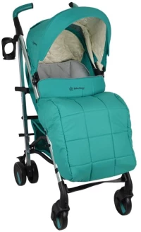 Καρότσι Bebe Stars Mito Με Ποδόσακο (aqua)