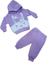 Σετ Φόρμας Φούτερ Rabbit (λιλά)
