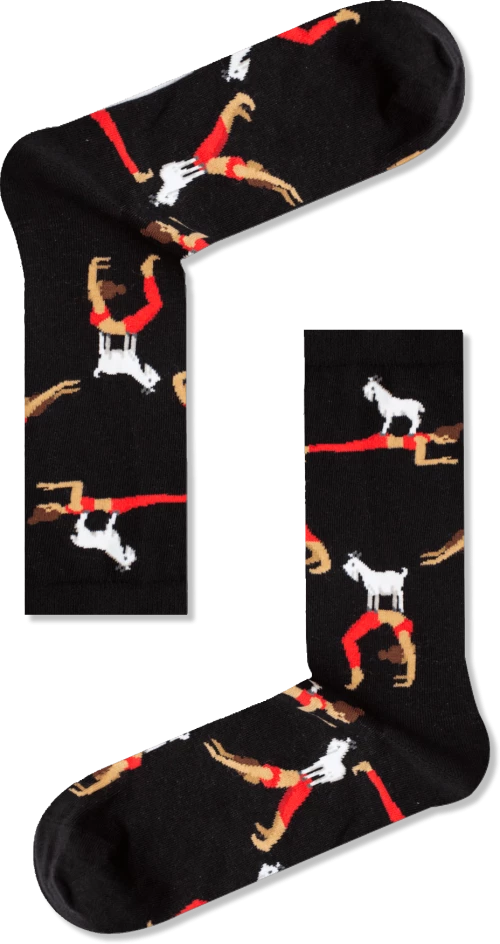 Unisex Κάλτσες "Goat Yoga" 1τμχ