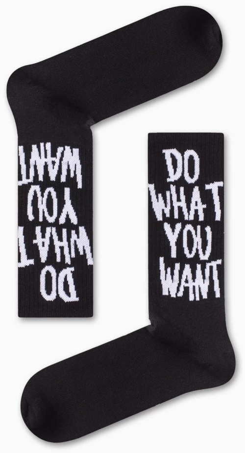 Vtex Socks Unisex Κάλτσες Μαύρες Do What You Want