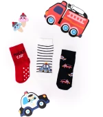 Vtex Socks Παιδικές Κάλτσες Σετ "Police Car"