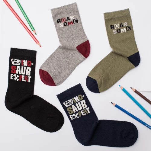 Vtex Socks Παιδικές Κάλτσες Σετ "Roarsome"