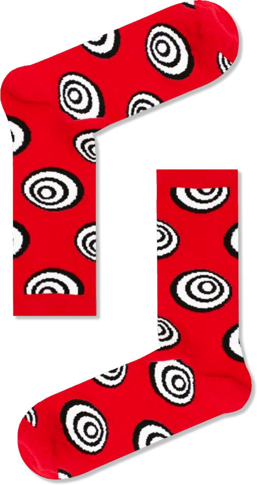 Vtex Socks Unisex Κάλτσες Κόκκινες Dartboard