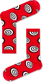 Vtex Socks Unisex Κάλτσες Κόκκινες Dartboard