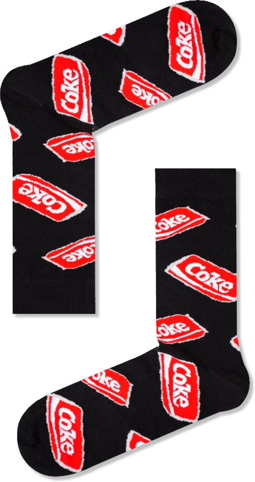 Vtex Socks Unisex Κάλτσες Μαύρες Coke