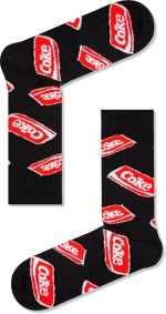 Vtex Socks Unisex Κάλτσες Μαύρες Coke