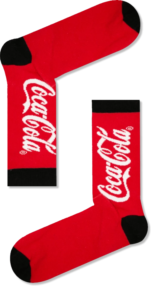 Vtex Socks Unisex Κάλτσες Κόκκινες Coca-Cola