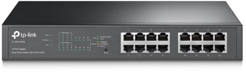 TP-LINK easy smart switch TL-SG1016PE, 16-Port Gigabit, PoE+, Ver. 3.0