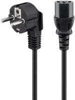 GOOBAY καλώδιο τροφοδοσίας 68604, 3G 0.75mm², 1.5m, μαύρο