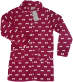 Ρόμπες Fleece Με Κουμπιά Lydia Μπορντό 22556