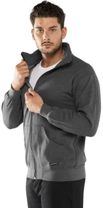 Ανδρική Ζακέτα Body Move Με Γιακά Ανθρακί 73-06