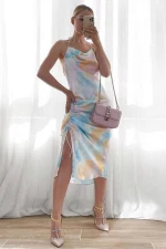 Tie Dye Silk Dress