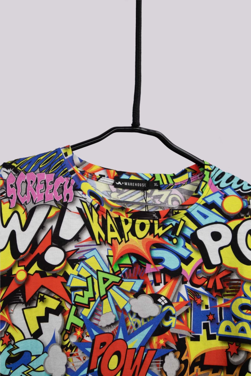 Sticker Bomb printed shirt