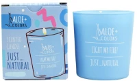 Aloe+ Colors | Scented Soy Candle Αρωματικό Κερί Σόγιας Just Natural | 220gr