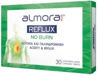 Almora Plus | Reflux No Burn για Οξύτητα & Παλινδρόμηση | 30 μασώμενα δισκία