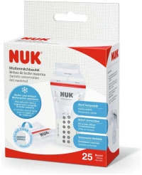 Nuk | Σακουλάκια Αποθήκευσης Μητρικού Γάλακτος | 25τμχ