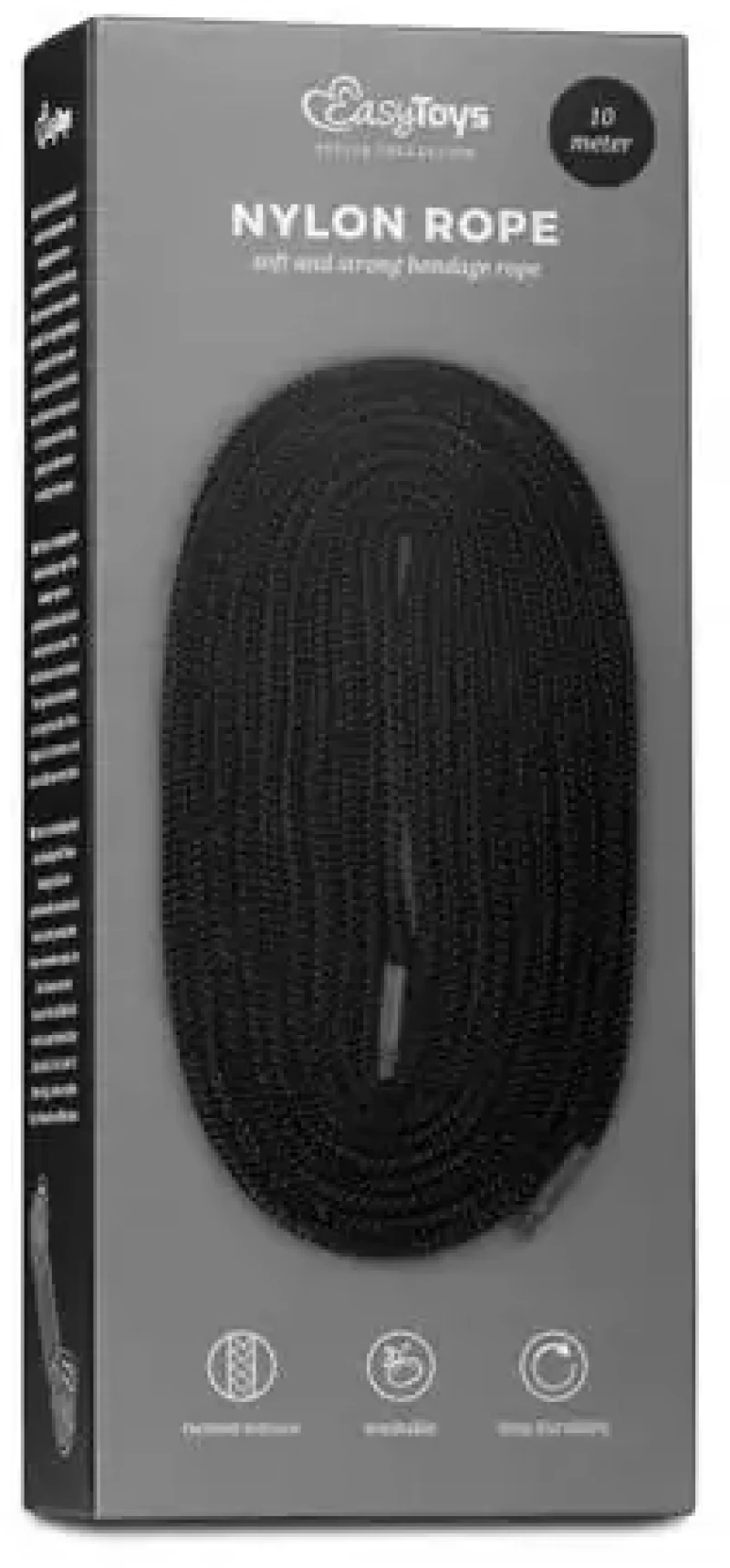 EASYTOYS BONDAGE ROPE BLACK 10m