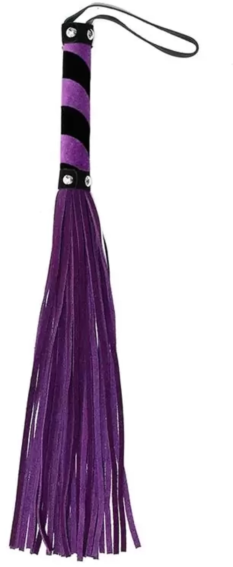RIMBA BONDAGE PLAY FLOGGER PURPLE 44cm - ΜAΣΤΙΓΙΟ ΜΩΒ