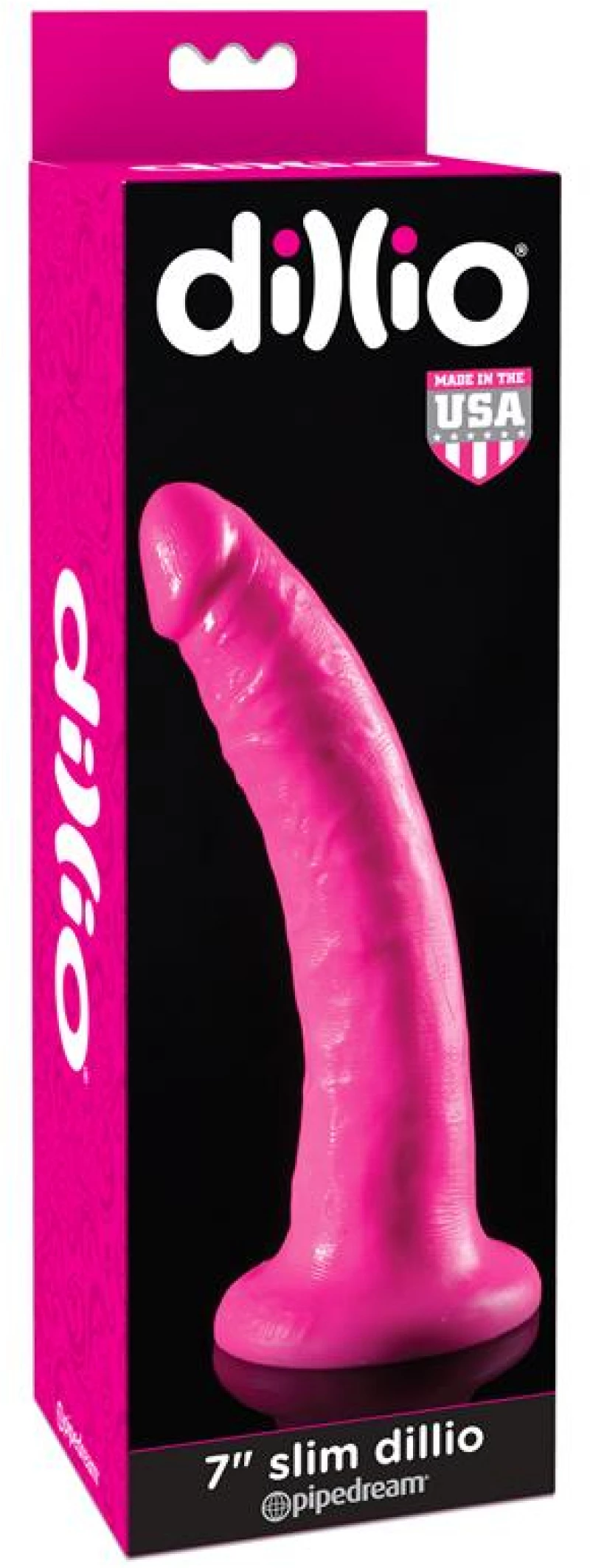 DILLIO 7" SLIM DILDO PINK 17.8cm - ΟΜΟΙΩΜΑ ΠΕΟΥΣ ΡΟΖ 17.8εκ