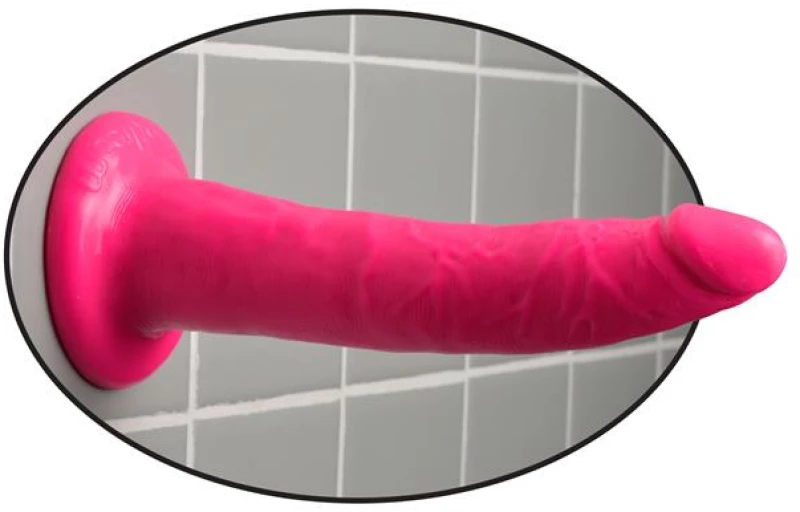 DILLIO 7" SLIM DILDO PINK 17.8cm - ΟΜΟΙΩΜΑ ΠΕΟΥΣ ΡΟΖ 17.8εκ
