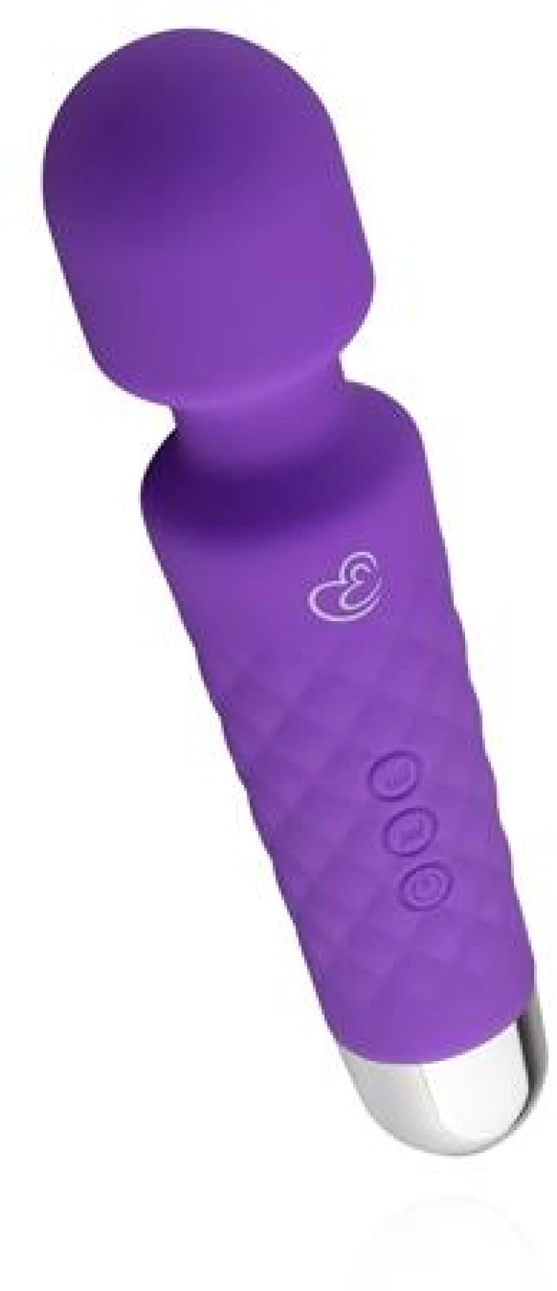 EASYTOYS SILICONE USB MINI WAND MASSAGER PURPLE 20cm