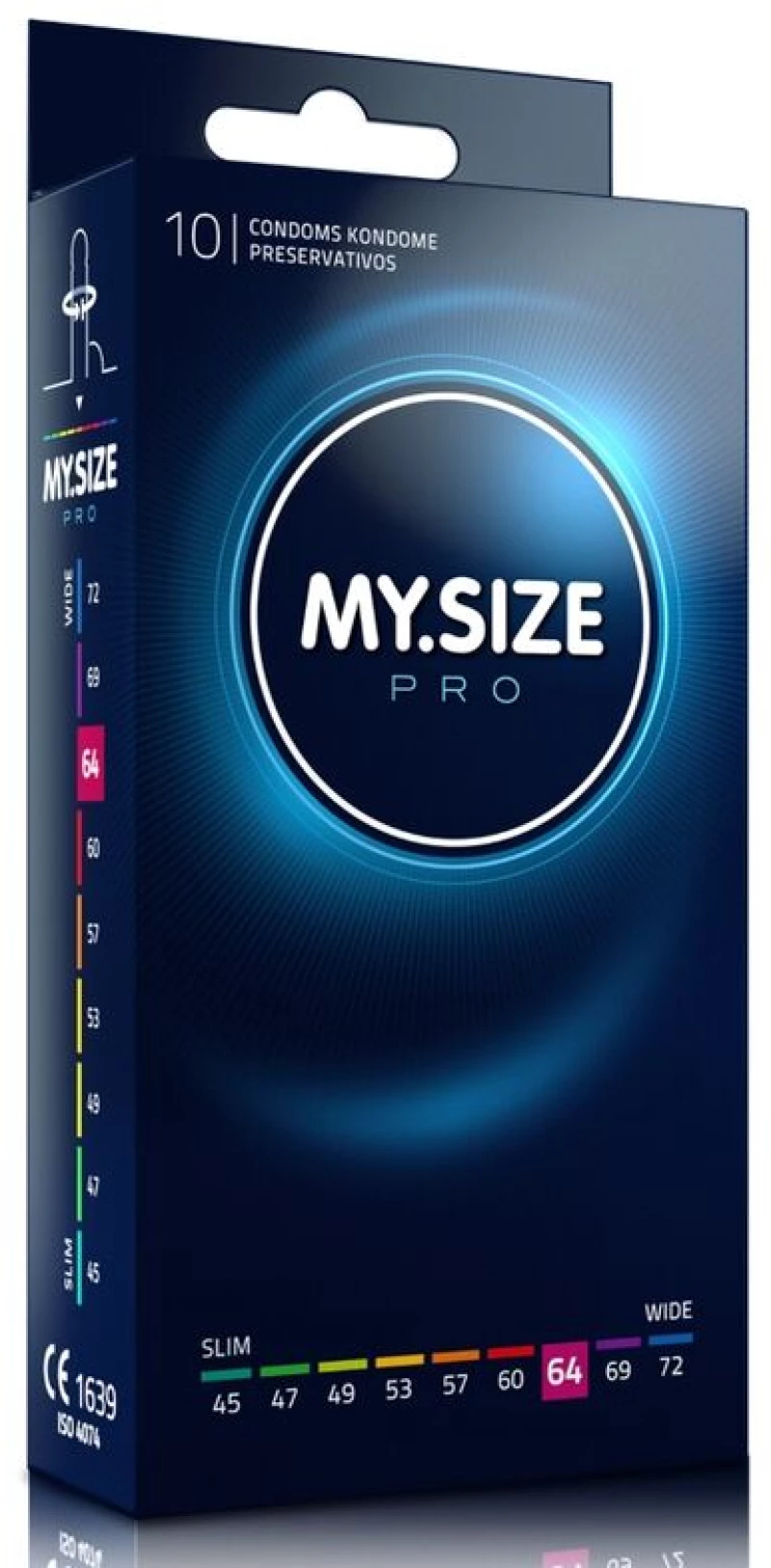 MY SIZE PRO CONDOMS 64mm 10 UNITS – ΠΡΟΦΥΛΑΚΤΙΚΑ MY SIZE PRO 64mm ΤΕΜΑΧΙΑ 10