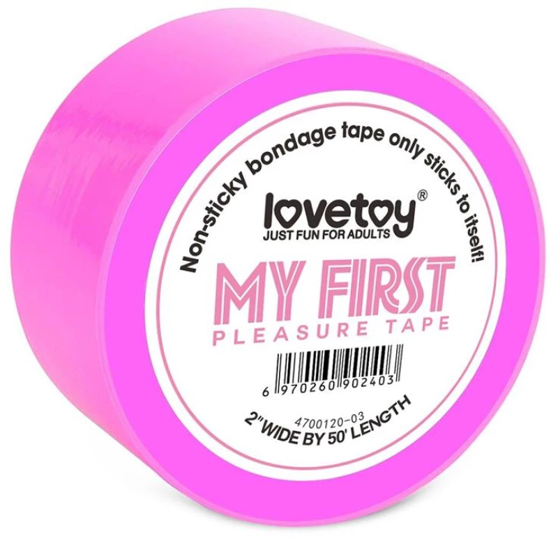 LOVETOY BONDAGE TAPE NON STICKY FUCHSIA 15m