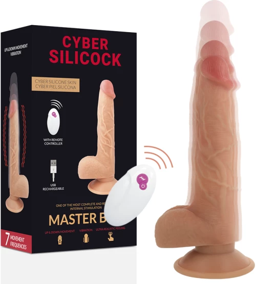 CYBER SILICOCK REMOTE CONTROL REALISTIC MASTER BEN FLESH 24cm