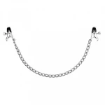 RIMBA BONDAGE PLAY NIPPLE CLAMPS MEDIUM ADJUSTABLE WITH CHAIN