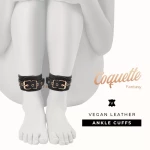 COQUETTE FANTASY ANKLECUFFS BLACK